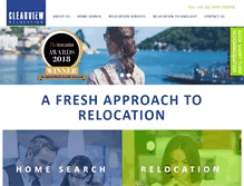 Tablet Screenshot of clearviewrelocation.com